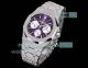 MMA 11 Copy Audemars Piguet Royal Oak Chronograph Purple Dial Frosted Gold Watch (2)_th.jpg